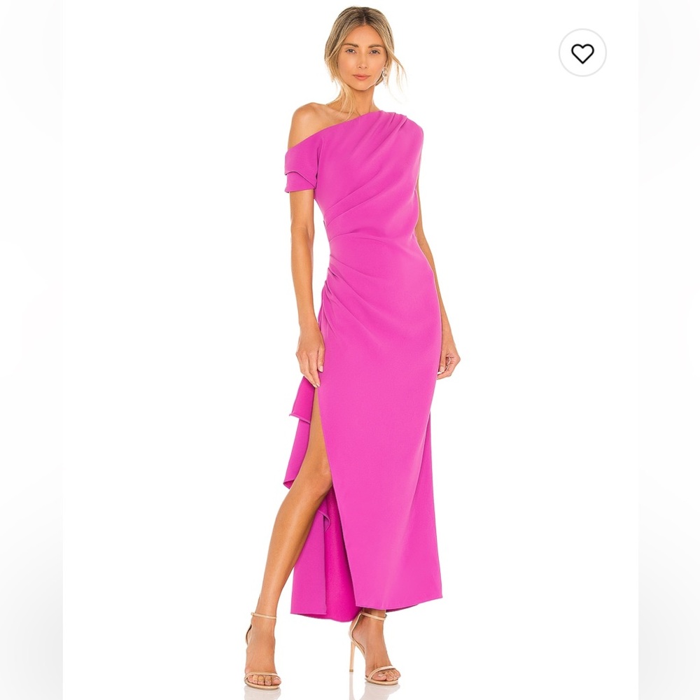 Elliatt Asymmetrical Pink Dress
